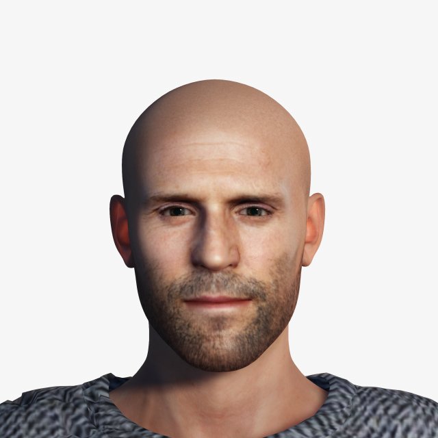 Jason Statham 3D Rigged model ready for animation Modelo 3D .c4d .max .obj .3ds .fbx .stl .blend 