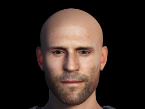 Jason Statham 3D Rigged model ready for animation Modelo 3D