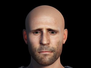Jason Statham 3D Rigged model ready for animation Modelo 3D
