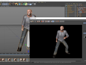 Jason Statham 3D Rigged model ready for animation Modelo 3D
