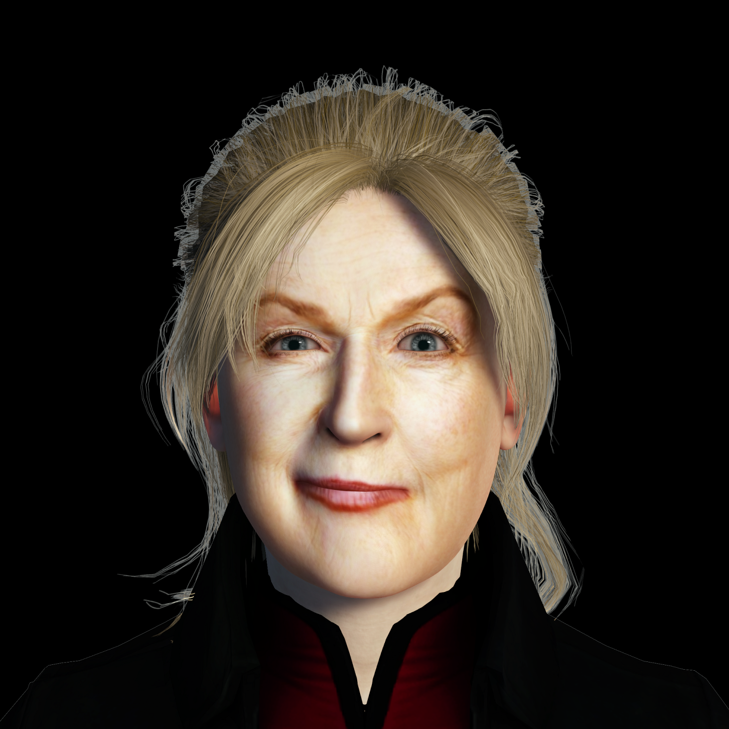 Meryl Streep 3D Rigged Model Ready For Animation 3D Модель In.