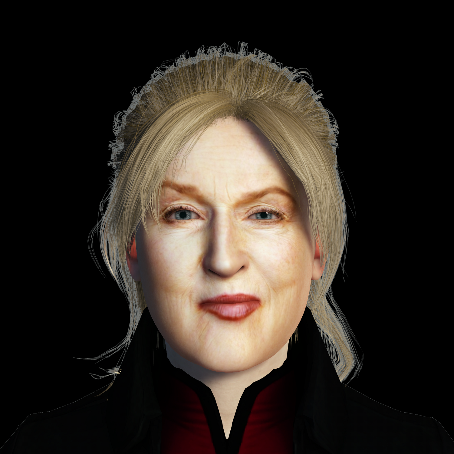 Meryl Streep 3D Rigged Model Ready For Animation 3D Модель In.