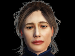 Olga Kurylenko 3D Rigged model ready for animation 3D Модель