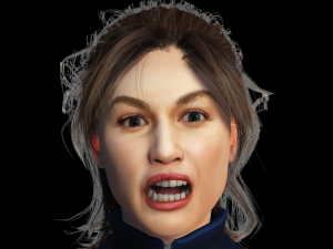 Olga Kurylenko 3D Rigged model ready for animation 3D Модель