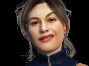 Olga Kurylenko 3D Rigged model ready for animation 3D Модель