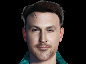 Ryan Gosling 3D Rigged model ready for animation Modèle 3D