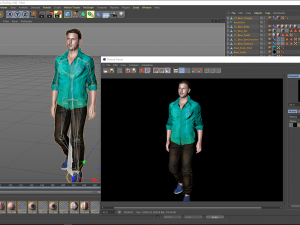 Ryan Gosling 3D Rigged model ready for animation Modèle 3D