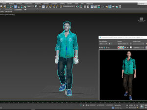 Ryan Gosling 3D Rigged model ready for animation Modèle 3D