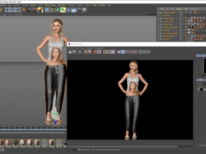 Amber Heard 3D Rigged model ready for animation 3Dモデル