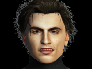 Timothee Chalamet 3D Rigged model ready for animation 3D-Modell