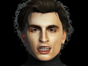 Timothee Chalamet 3D Rigged model ready for animation 3D-Modell
