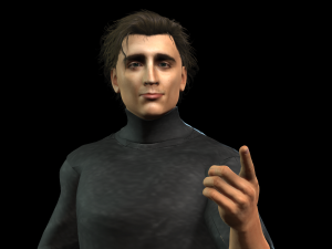 Timothee Chalamet 3D Rigged model ready for animation 3D-Modell