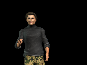 Timothee Chalamet 3D Rigged model ready for animation 3D-Modell