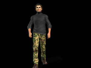 Timothee Chalamet 3D Rigged model ready for animation 3D-Modell