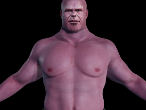 Mr Z Family 3D Rigged 3 model ready for animation 3D 模型