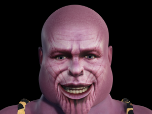 Mr Z Family 3D Rigged 3 model ready for animation 3D 模型