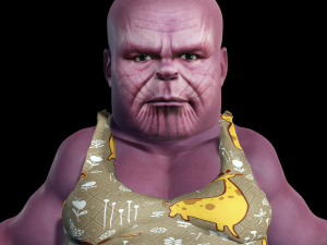 Mr Z Family 3D Rigged 3 model ready for animation 3D 模型