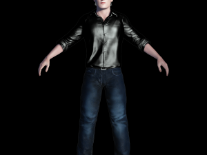 Matt Smith 3D Rigged model ready for animation 3D मॉडल