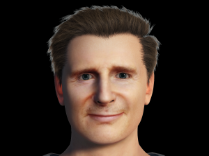 Liam Neeson 3D Rigged model ready for animation 3D 모델
