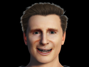 Liam Neeson 3D Rigged model ready for animation 3D 모델