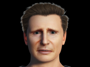 Liam Neeson 3D Rigged model ready for animation 3D 모델