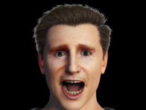 Liam Neeson 3D Rigged model ready for animation 3D 모델