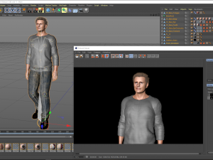 Liam Neeson 3D Rigged model ready for animation 3D 모델