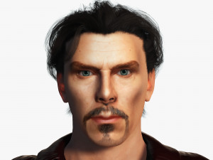 Benedict Cumberbatch 2 3D Rigged model ready for animation 3D Model