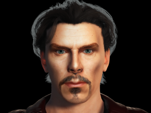 Benedict Cumberbatch 2 3D Rigged model ready for animation 3D Model