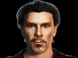Benedict Cumberbatch 2 3D Rigged model ready for animation 3D Model