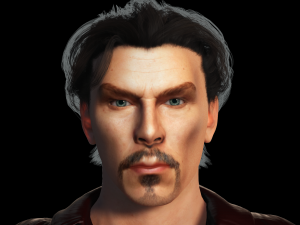 Benedict Cumberbatch 2 3D Rigged model ready for animation 3D Model