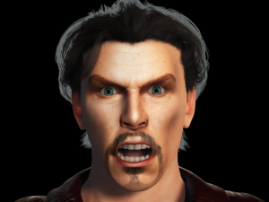 Benedict Cumberbatch 2 3D Rigged model ready for animation 3D Model