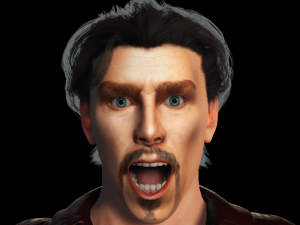 Benedict Cumberbatch 2 3D Rigged model ready for animation 3D Model