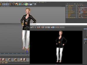Tilda Swinton 2 3D Rigged model ready for animation 3D Model