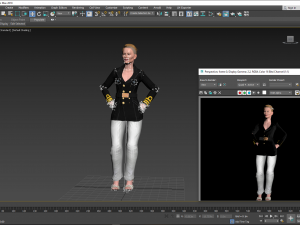Tilda Swinton 2 3D Rigged model ready for animation 3D Model