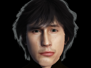 Adam Driver 3D Rigged model ready for animation 3Dモデル