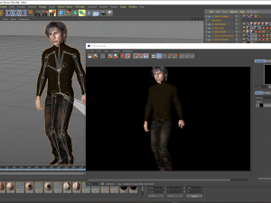 Adam Driver 3D Rigged model ready for animation 3Dモデル