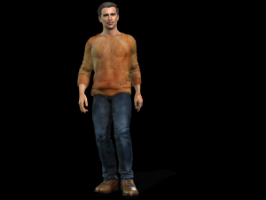 Chris Evans 3D Rigged model ready for animation Modèle 3D