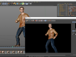Chris Evans 3D Rigged model ready for animation Modèle 3D