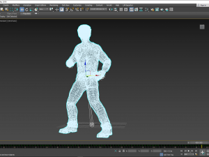 Chris Evans 3D Rigged model ready for animation Modèle 3D