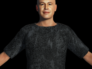 Billy Zane 3D Rigged model ready for animation 3D Model