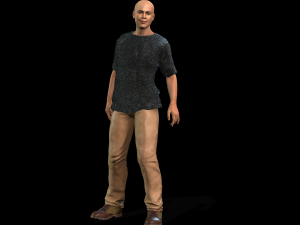 Billy Zane 3D Rigged model ready for animation 3D Model