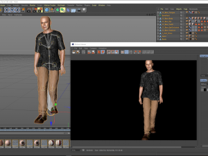 Billy Zane 3D Rigged model ready for animation 3D Model