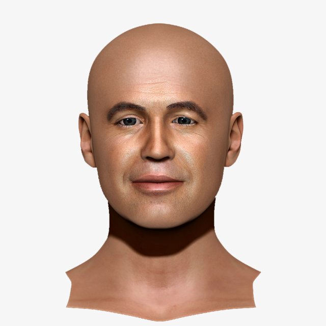 Billy Zane ZBrush 3D model only the head Modelo 3D .c4d .max .obj .3ds .fbx .stl .blend 