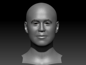 Billy Zane ZBrush 3D model only the head Modelo 3D