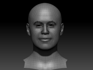 Billy Zane ZBrush 3D model only the head Modelo 3D