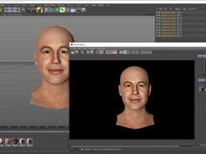 Billy Zane ZBrush 3D model only the head Modelo 3D