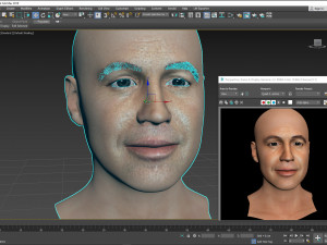 Billy Zane ZBrush 3D model only the head Modelo 3D