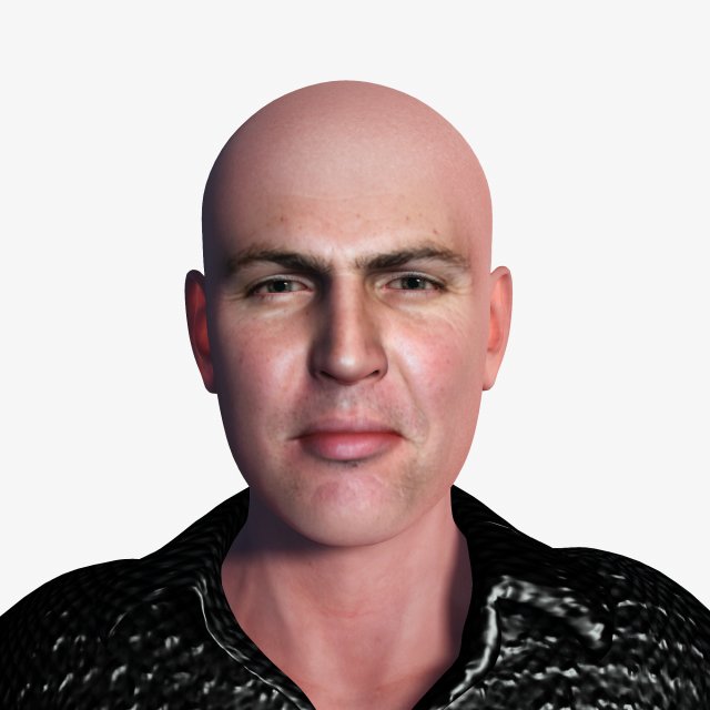 Arnold Vosloo 3D Rigged model ready for animation Modèle 3D .c4d .max .obj .3ds .fbx .stl .blend 