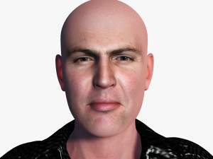 Arnold Vosloo 3D Rigged model ready for animation 3D Model